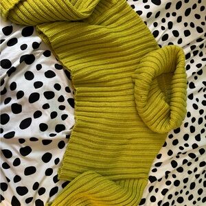 Vintage cropped oversize sweater